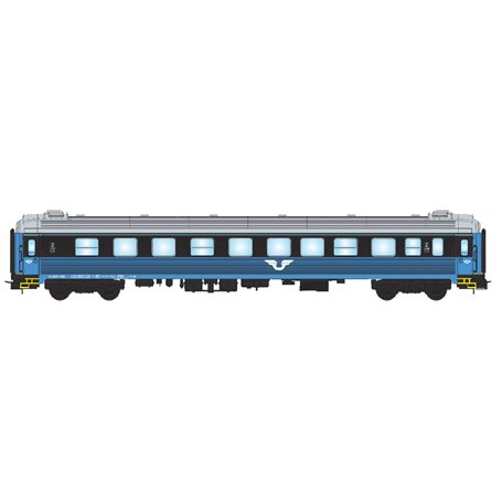 NMJ 204402 Personvagn SJ B1K 5106 2:a klass, blå/svart, version 2