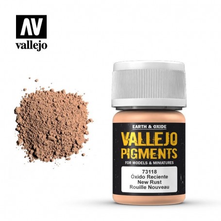 Vallejo 73118 Pigment 118 Fresh Rust 35ml