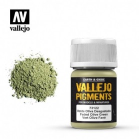 Vallejo 73122 Pigment 122 Faded Olive Green 35ml