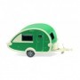 Wiking 09238 Caravan (T@B) green/pearl white