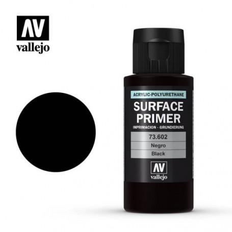 Vallejo 73602 Surface Primer 602 Black 60ml