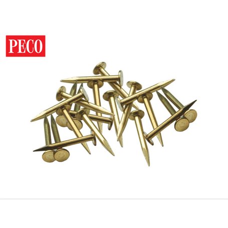 Peco IL-11 Track Nails Brass