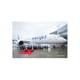 Herpa Wings 533256 Flygplan Westjet Boeing 787-9 Dreamliner - new colors