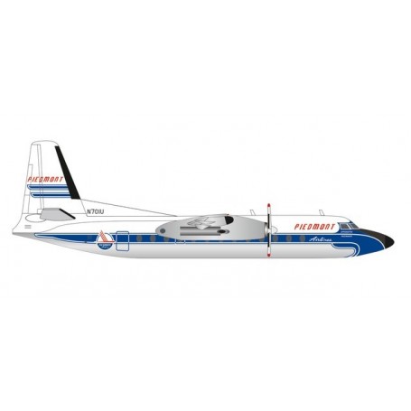 Herpa Wings 559836 Flygplan Piedmont Airlines Fairchild FH-227 Appomattox Pacemaker
