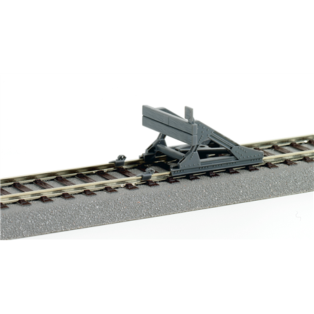 Roco 42608 Stoppbock, stadig design, clip-on rail, för Roco-Line