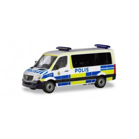 Herpa 094719 Mercedes Benz Sprinter 13 Bus FD "Polis"