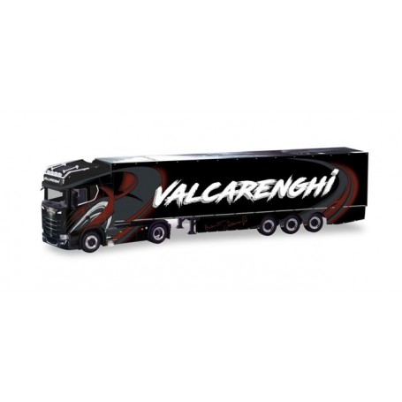 Herpa 310758 Scania CS 20 HD refrigerated boxs trailer "Bruno Valcarenghi II"