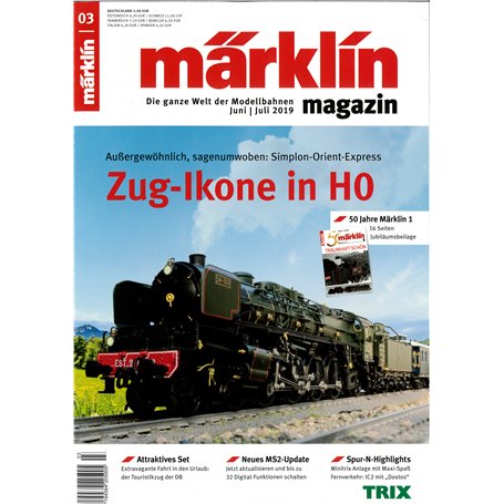 Märklin 331039 Märklin Magazin 3/2019 Tyska