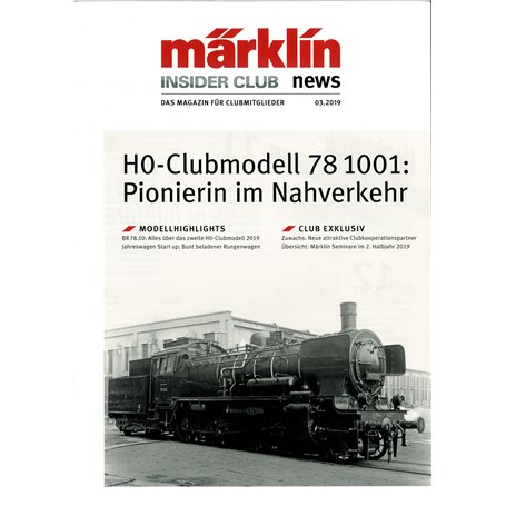 Märklin INS32019 Märklin Insider 03/2019, magasin från Märklin, 23 sidor