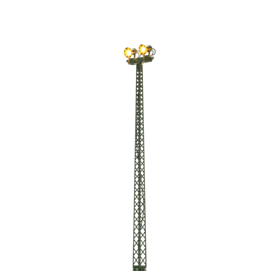 Brawa 84120 Bangårdslampa med 2 spotlights, 135 mm, LED, med pin-socket