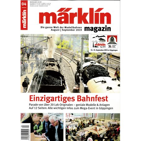 Märklin 331044 Märklin Magazin 4/2019 Tyska