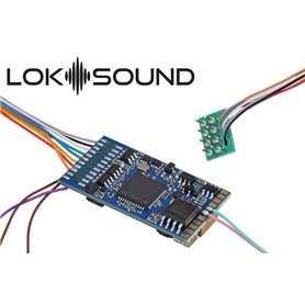ESU 58410 Ljuddekoder Loksound 5 DCC/MM/SX/M4 "Välj ditt eget ljud" 8-pin NEM652 med högtalare