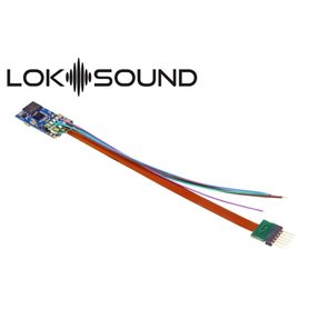 ESU 58816 Ljuddekoder Micro Loksound 5 DCC/MM/SX/M4 "Välj ditt eget ljud" 6-pin NEM651 med högtalare