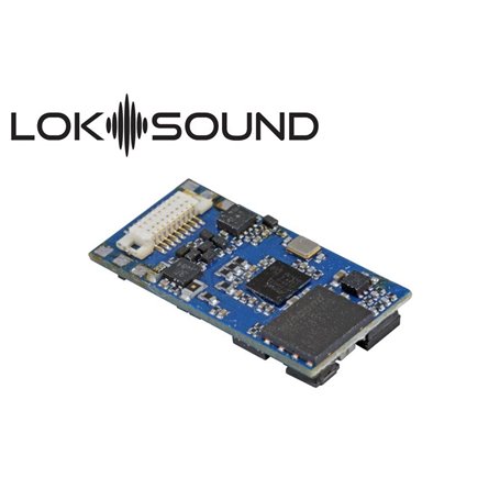 ESU 58818 Ljuddekoder Micro Loksound 5 DCC/MM/SX/M4 "Välj ditt eget ljud" Next18 med högtalare