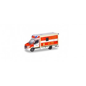 Herpa 094962 Mercedes-Benz Sprinter `13 Fahrtec ambulance Rescue service Kreis Heinsberg