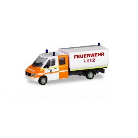 Herpa 094979 Mercedes-Benz Sprinter double cabin with canvas fire department Rhede