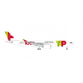 Herpa Wings 612494 Flygplan TAP Air Portugal Airbus A330-900 neo 100th Aircraft