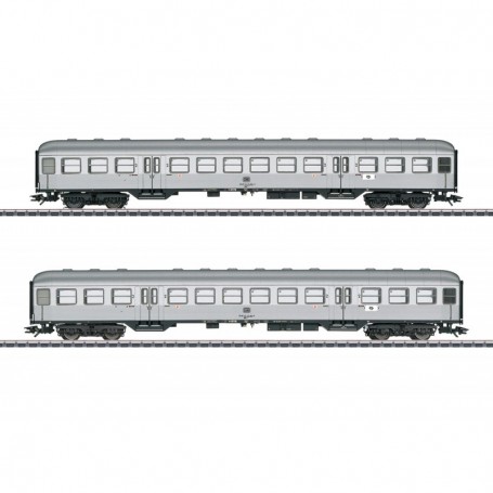 Märklin 43147 Vagnsset med 2 personvagnar typ DB "Silver Coins"