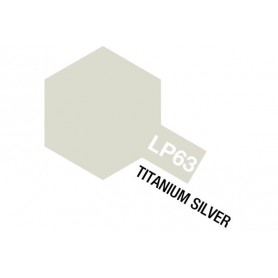 Tamiya 82163 Tamiya Lacquer Paint LP-63 Titanium Silver