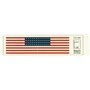 Amati 5700-20 Flaggor, självhäftande tyg, American Flags 1833, 1 set