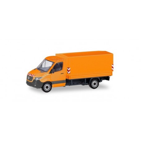 Herpa 095044 Mercedes-Benz Sprinter Pick-up |canvas communal orange