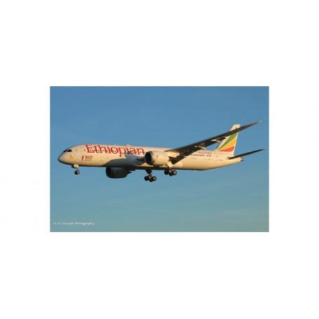 Herpa Wings 533966 Flygplan Ethiopian Airlines Boeing 787-9 Dreamliner