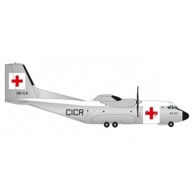 Herpa Wings 570701 Flygplan Balair / International Red Cross Transall C-160