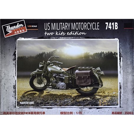 Thunder 35003 Motorcykel US Military Indian 741B two kits edition