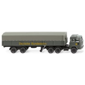 Wiking 95610 Flatbed tractor trailer Magirus "DB"