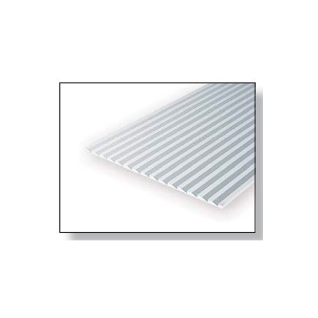 Evergreen 4062 Plasticard panel, 1.0 mm, avstånd 1.5 mm, 1 st, mått 15 x 30 cm