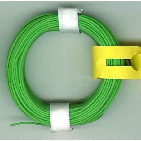 Brawa 3163 Kabel, 10 meter, grön, 0,08 mm