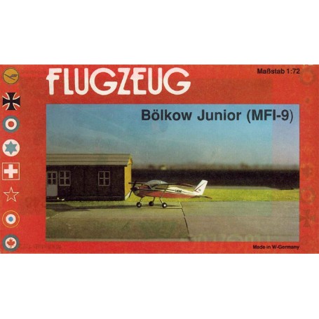 Flugzeug 1002 Flygplan Bölkow Junior MFI-9