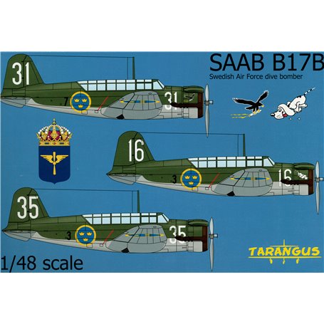 Tarangus 4810 Flygplan SAAB B17B "Swedish Air Force dive bomber"
