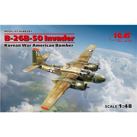 ICM 48281 Flygplan B-26B-50 Invader Korean War American Bomber