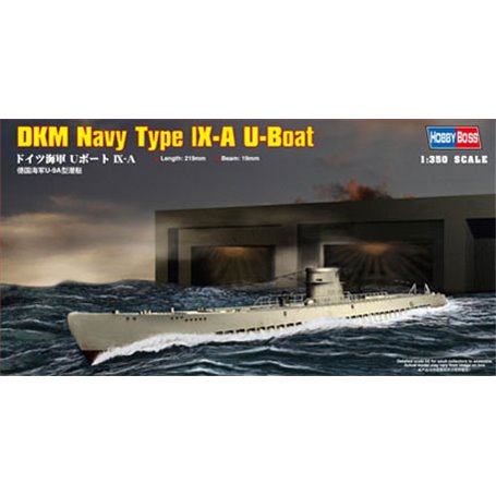 Hobby Boss 83506 Ubåt DKM Navy Type lX-A U-Boat