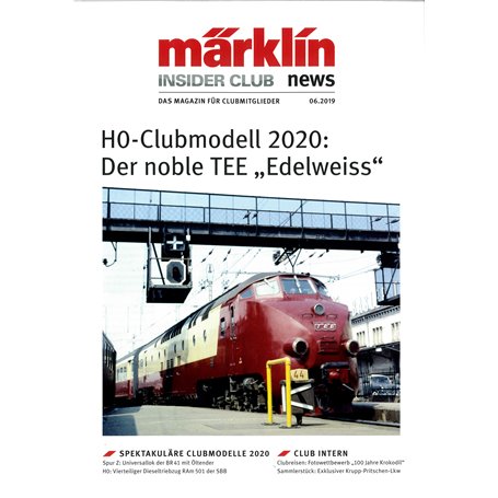 Märklin INS62019T Märklin Insider 06/2019, magasin från Märklin, 23 sidor tyska