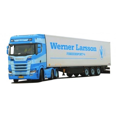 AWM 53666 Bil & Kyltrailer Scania A/Aer "Werner Larsson"