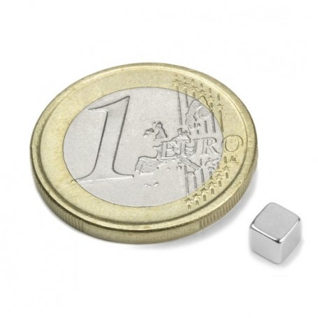 Magnet W-04-N Cube magnet 4 mm