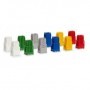 Herpa 054096 Gas cylinders with pallets, 2 x red / 2 x yellow / 2 x Grey / 2 x blue/ 2 x White / 2 x green