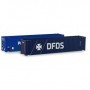 Herpa 076937 Accessories Container-Set 2x 45 ft. High Cube Container, "P&O Ferrymaster / DFDS"