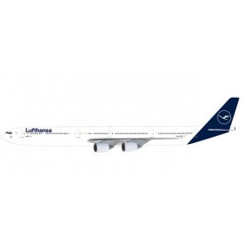 Herpa Wings 612616 Flygplan Lufthansa Airbus A340-600 "Lübeck"