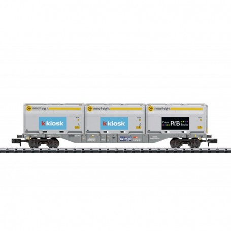 Trix 18405 Type Sgnss Container Flat Car