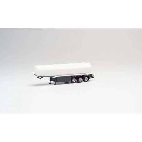 Herpa 076951 Tank trailer undecorated, white