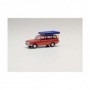 Herpa 420549 Wartburg 353 `66 Tourist red, with Roof tent