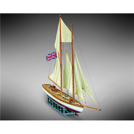 Mamoli MM69 Goletta Elisabeth - Wooden model kit with pre-carved hull