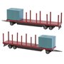 Faller 140480 Set of funfair caravans I