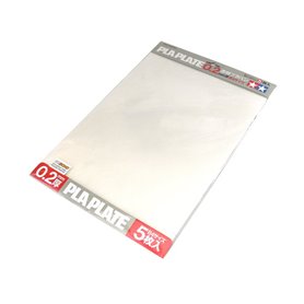 Tamiya 70126 Clear Pla-Plate 0.2mm B4 Size (5pcs.) 364x257 mm