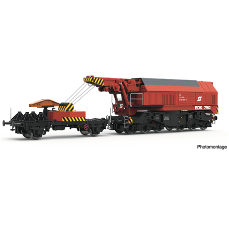 Roco 73036 Slewing railway crane EDK 750 ÖBB