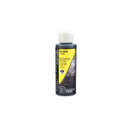 Woodland Scenics C1220 Akrylfärg för underarbete "Black", 118 ml