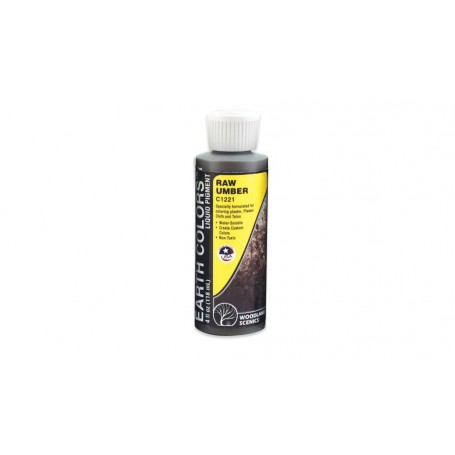 Woodland Scenics C1221 Akrylfärg för underarbete "Raw Umber", 118 ml